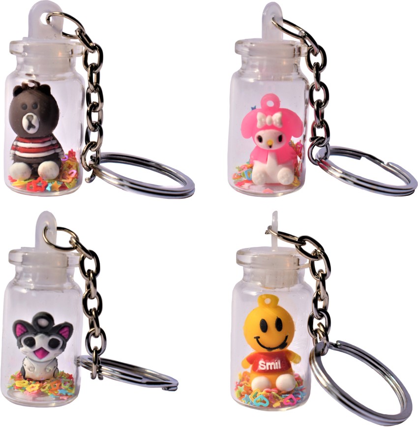 Glass clearance picture keychain