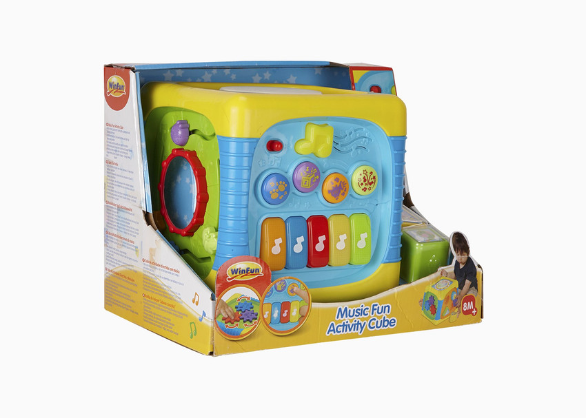 Winfun music fun activity cube top