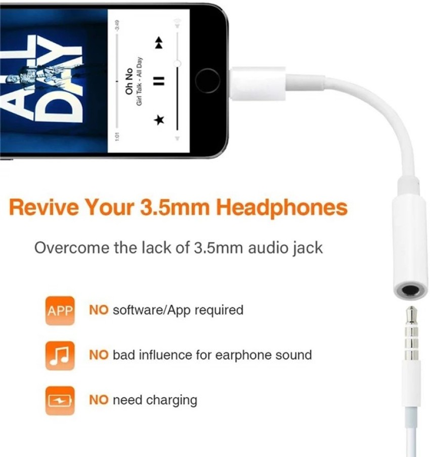 Iphone adapter to headphones hot sale