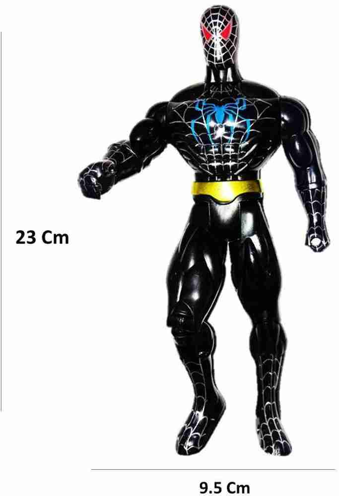 Black spiderman store figure toys