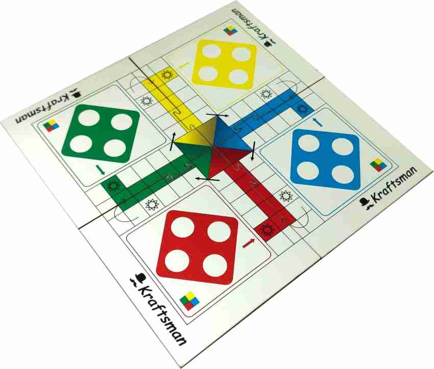 Free Printable Ludo Board Game with Dice and Tokens