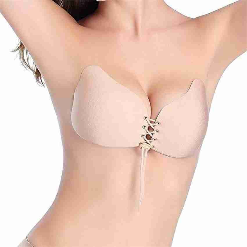 MAITRI ENTERPRISE Women Silicone Stick-on Lightly padded WireFree PushUp Invisible  Bra M38 Cotton Push Up Bra Pads Price in India - Buy MAITRI ENTERPRISE  Women Silicone Stick-on Lightly padded WireFree PushUp Invisible