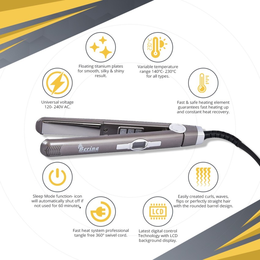 Berina hair 2024 straightener machine price