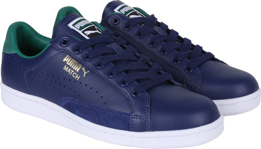 Puma men's match clearance 74 upc leather sneakers