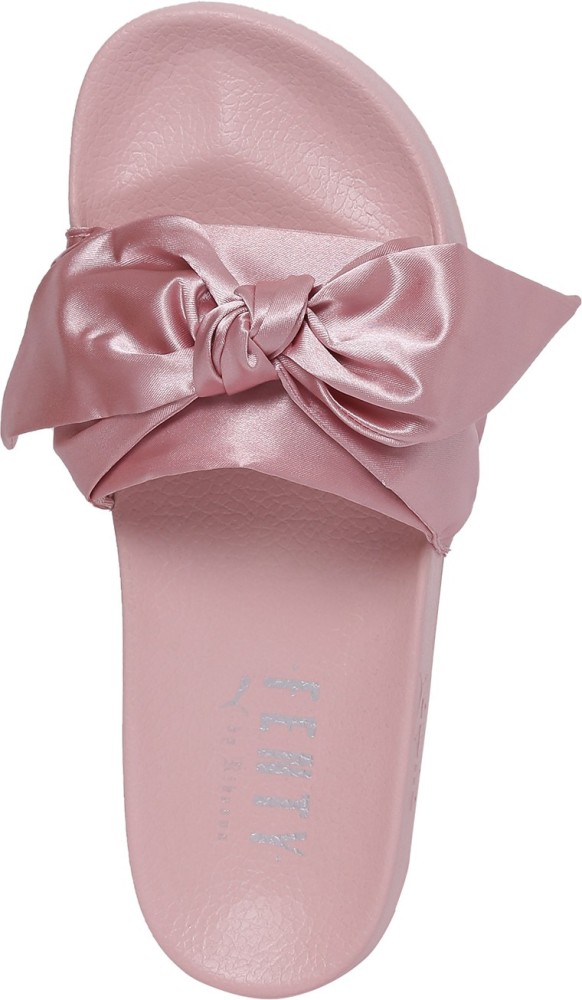 Fenty on sale slippers bow