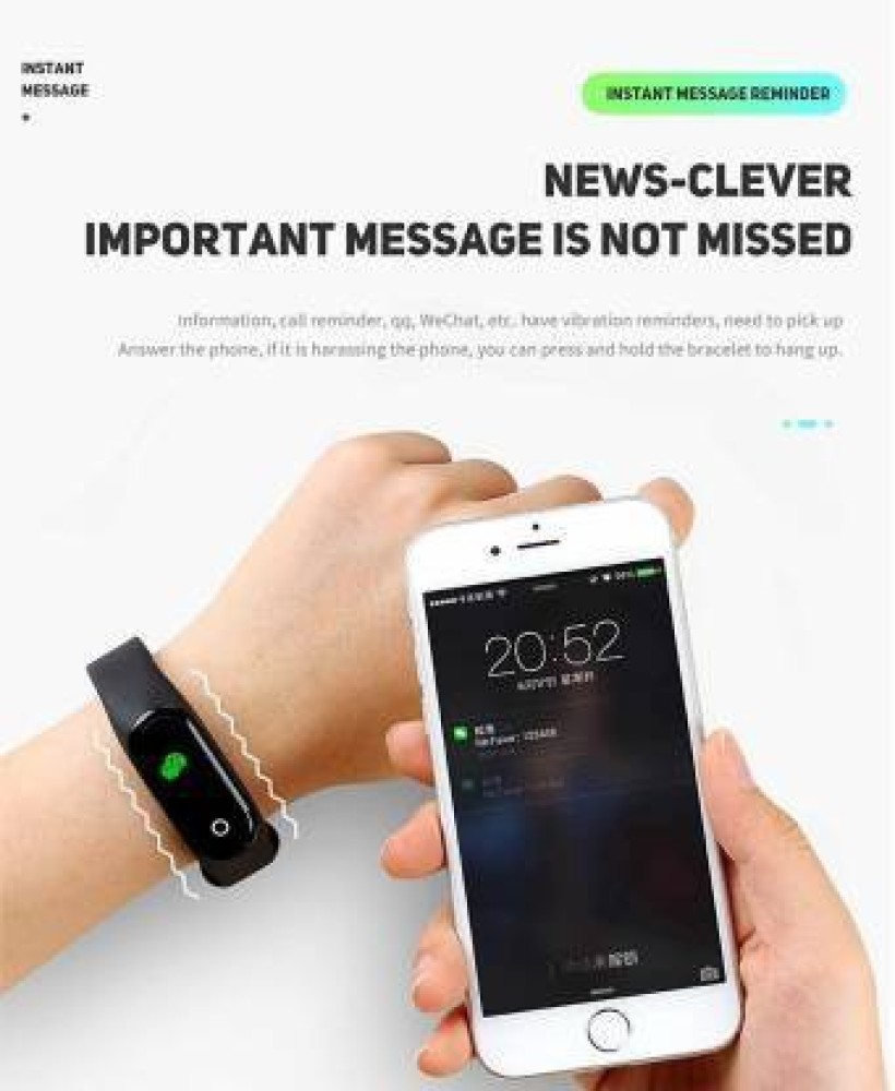 Real Deal M4 Smart Band Fitness Tracker Price in India Buy Real