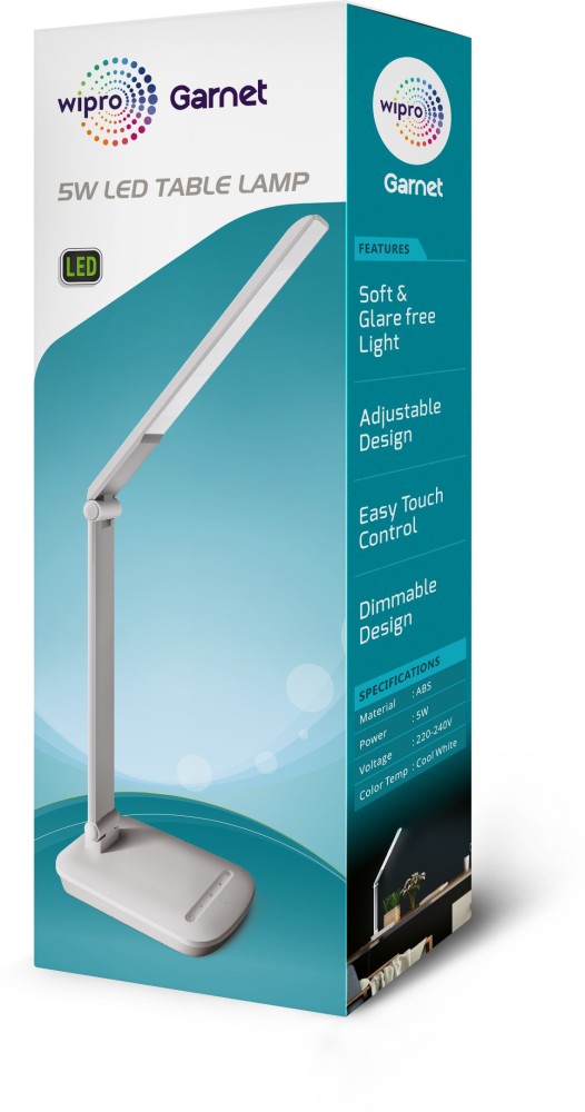 Wipro garnet 5w store led table lamp