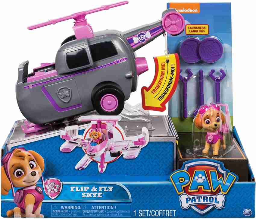 PAW PATROL Flip Fly Skye 2 in 1 Transforming Vehicle for Boys