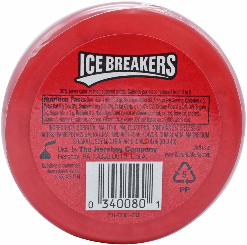 Icebreakers Duo Fuits.Cool Grape 36 Grams + Mints Cinnamon 42