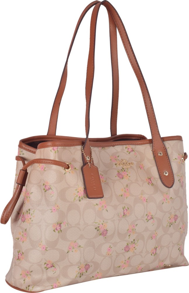 Buy COACH Women Black Shoulder Bag Floral Print Shoulder Bag With  Detachable Strap Belt 2753515 cms Online  Best Price in India  Flipkart com