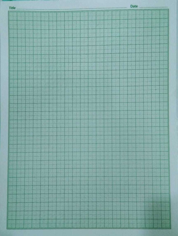 officekart GRAPH A4 100 RULED A4 80 gsm Graph Paper - Graph  Paper