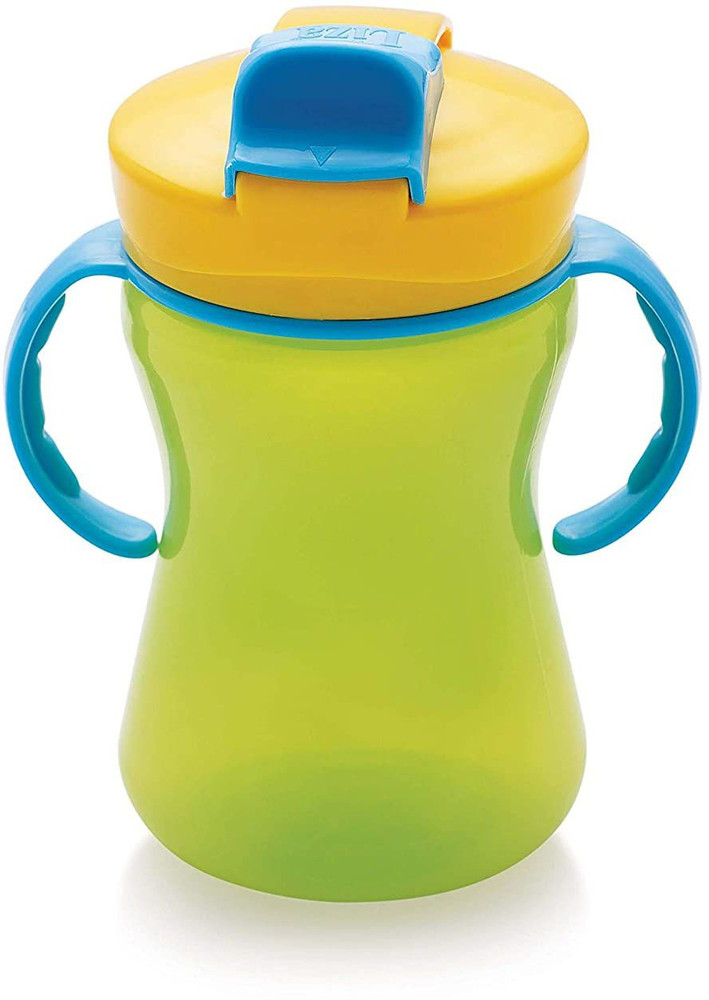 Laserbot Grippy Small Twin Handle Hard Spout Sipper sippy bottle