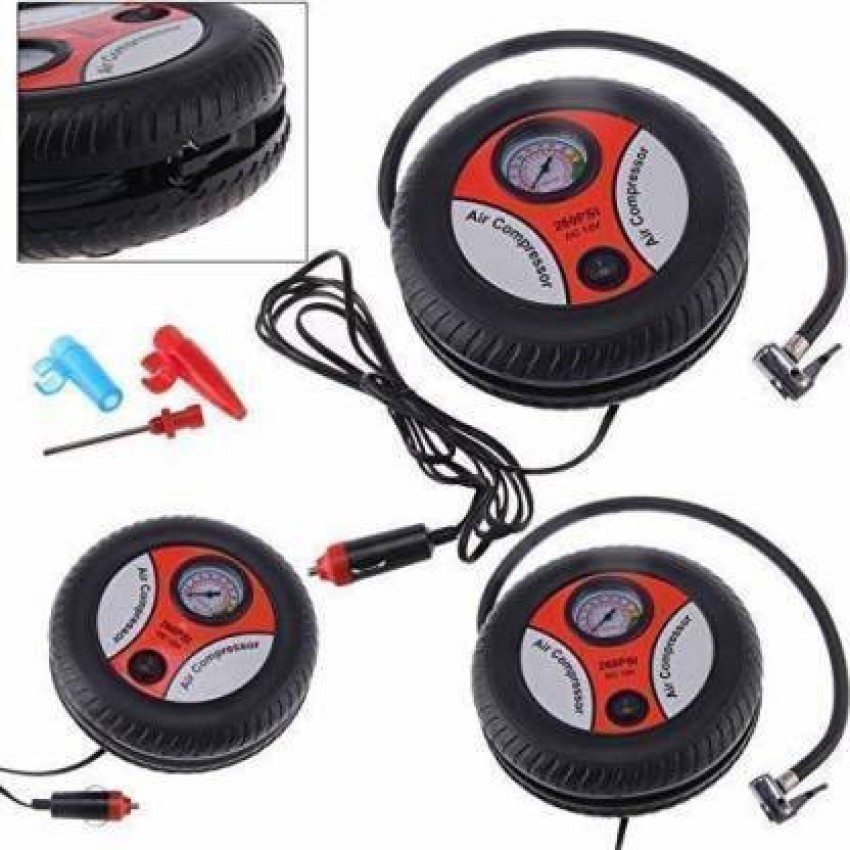 Electric air compressor pump best sale car bike tyre inflator