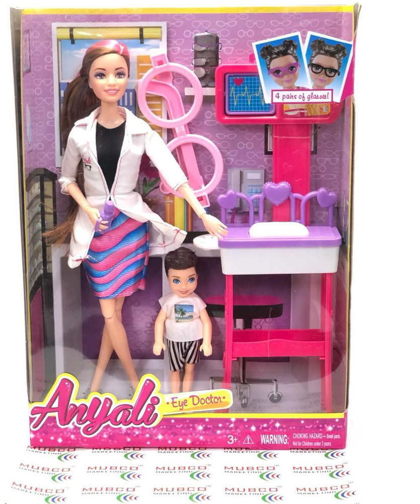 Barbie career eye doctor playset deals