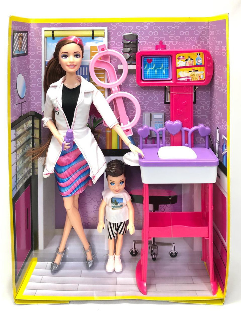 Mubco Anyali Careers Eye Doctor Doll and Play set Anyali Careers