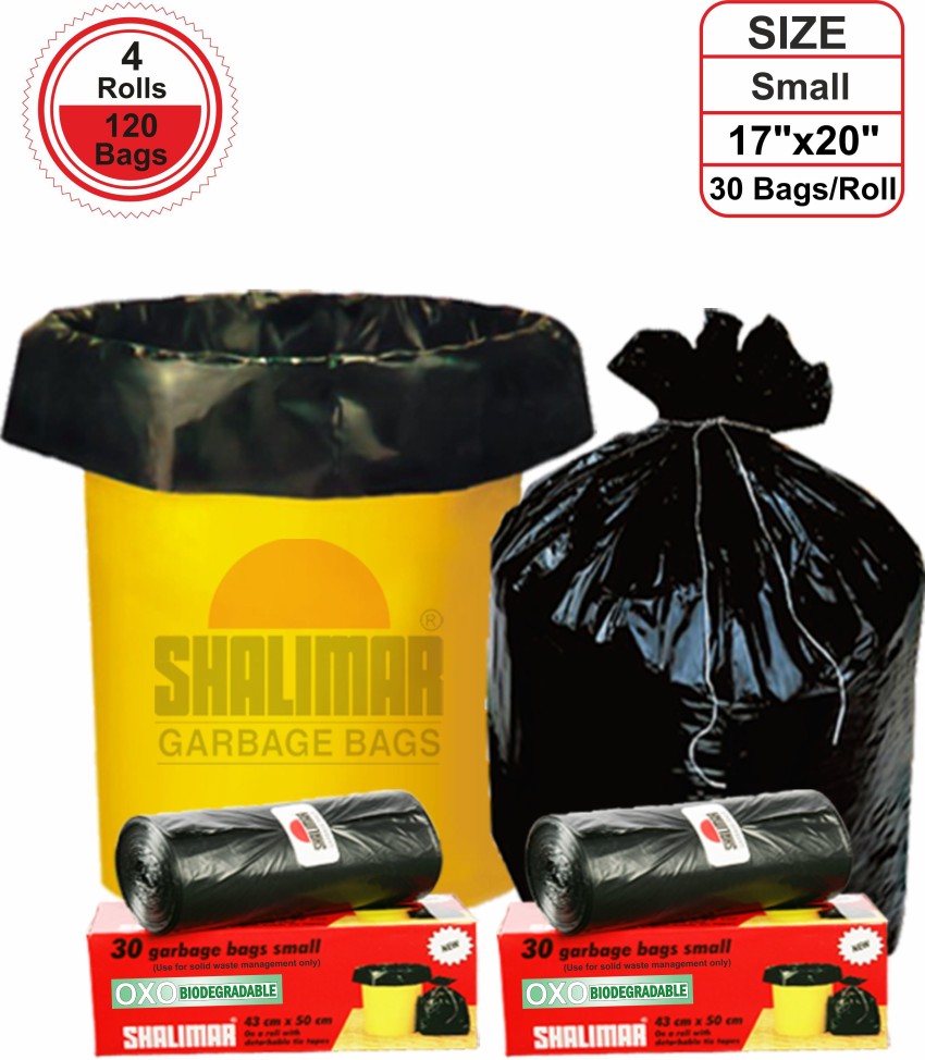 Shalimar Premium Oxo - Biodegradable Garbage Bags 17 X 19 Inches