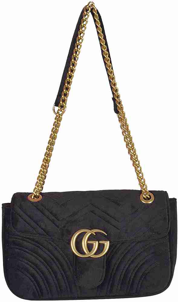Buy GUCCI Women Black Sling Bag Black Online @ Best Price in India