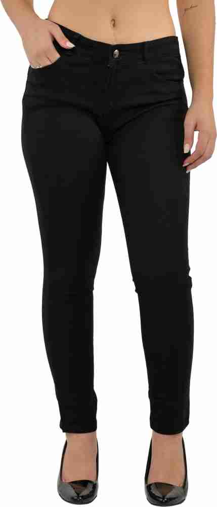 URBAN GIRLS Slim Women Black Jeans - Buy URBAN GIRLS Slim Women