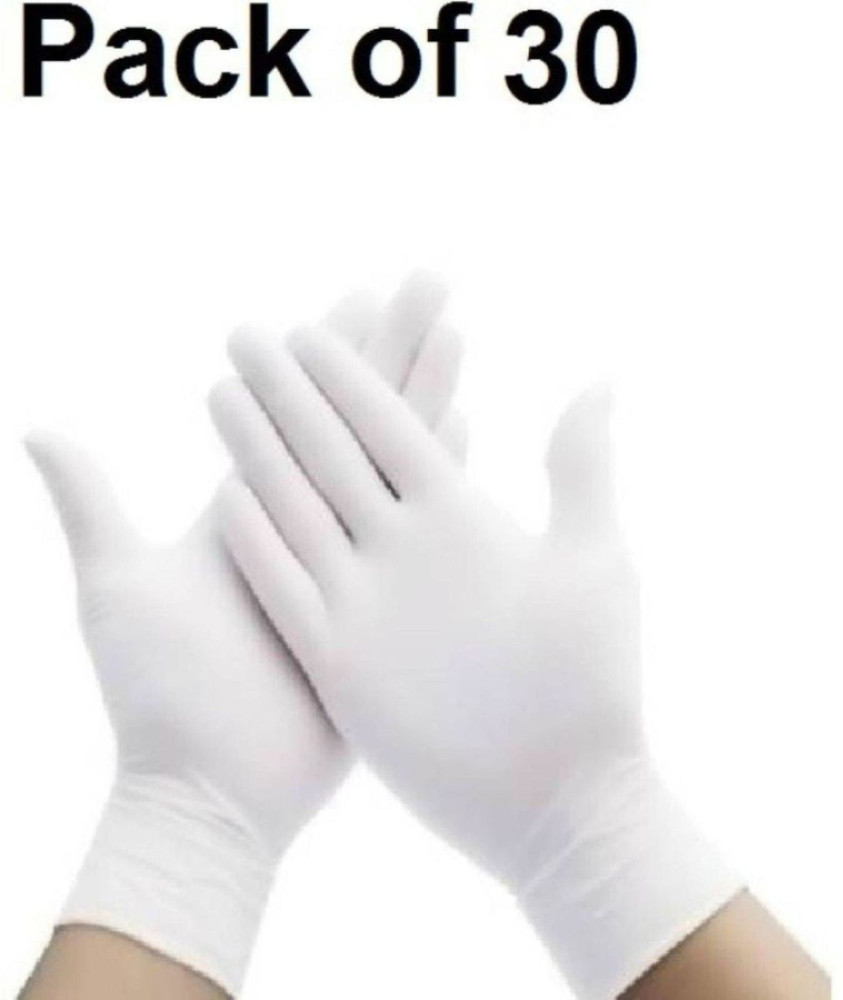 TECH SENSE Latex Examination Surgical Gloves Safety Gloves Hand