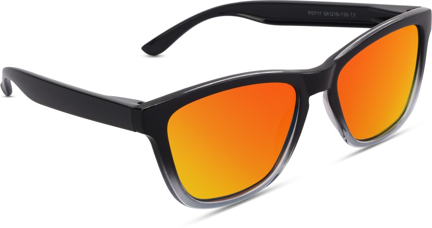 Buy Eyewearlabs Wayfarer Sunglasses Orange For Men & Women Online @ Best  Prices in India