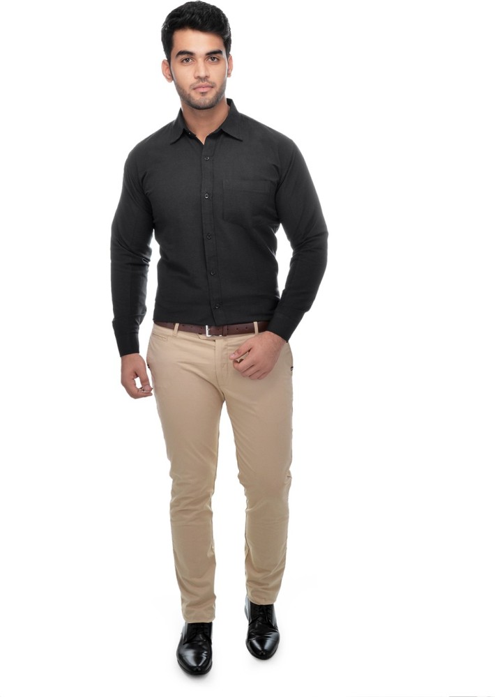 Black Khaki Pant Shirt For Men at Best Price in Lucknow