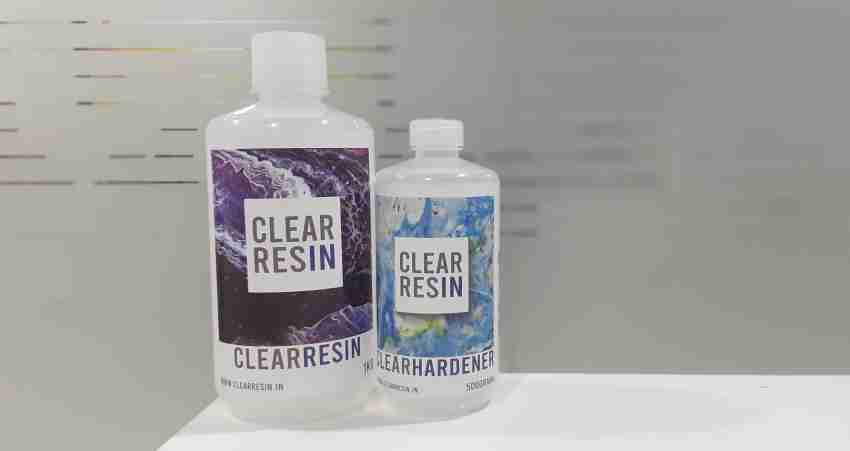 CLEAR RESIN Clear Epoxy Resin and Hardener 1.5KG Pack