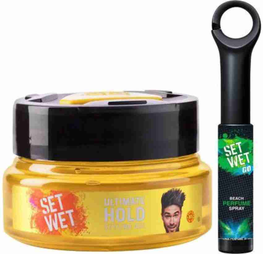 SET WET COMBO ULTIMATE HOLD HAIR GEL POCKET DEO Price in India