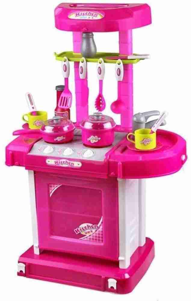 CountryLink Big Size Portable Suitcase Shape Musical Kitchen Set