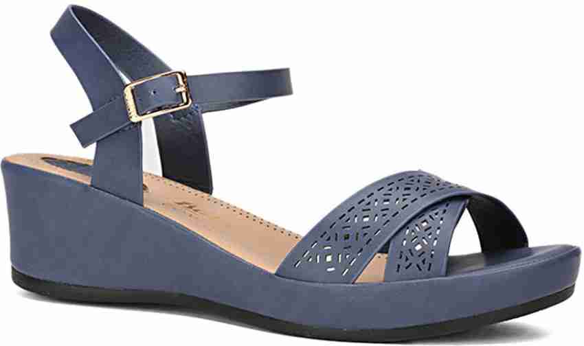 Navy blue 2024 sandals for women