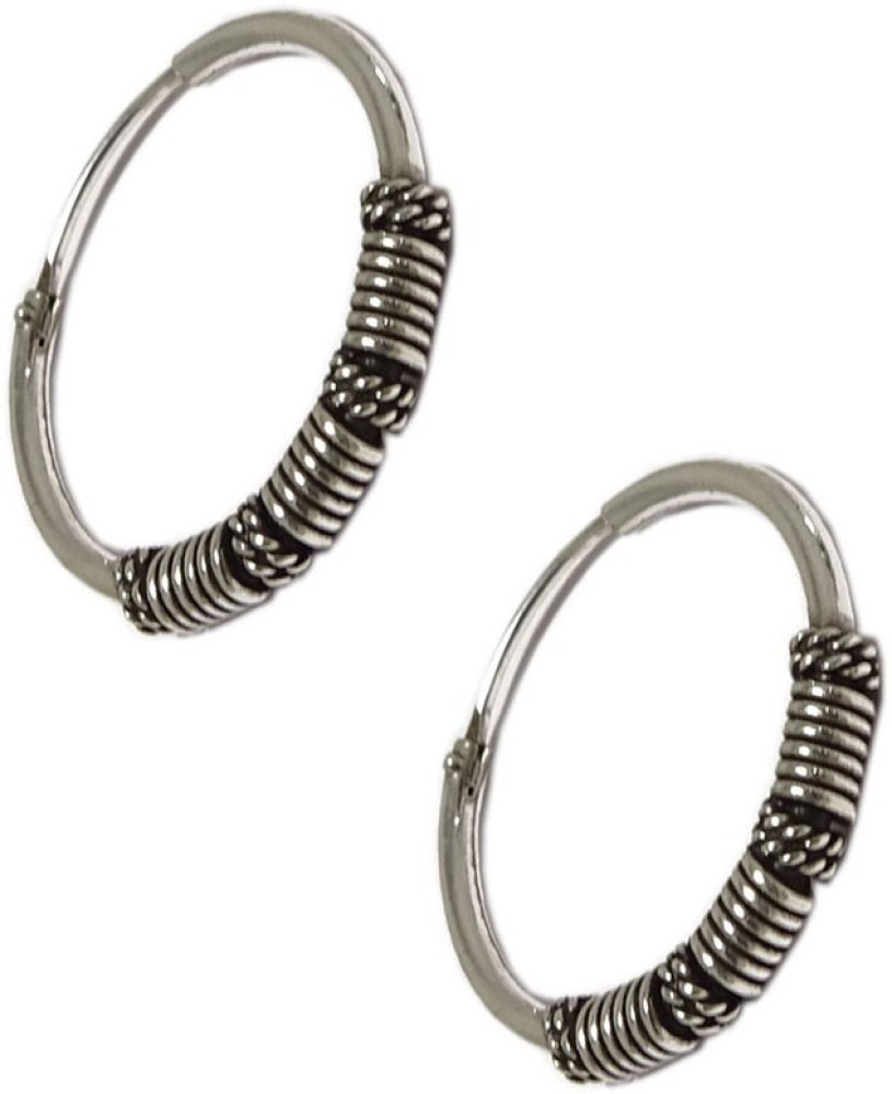 Silver Hoop Earrings Online India
