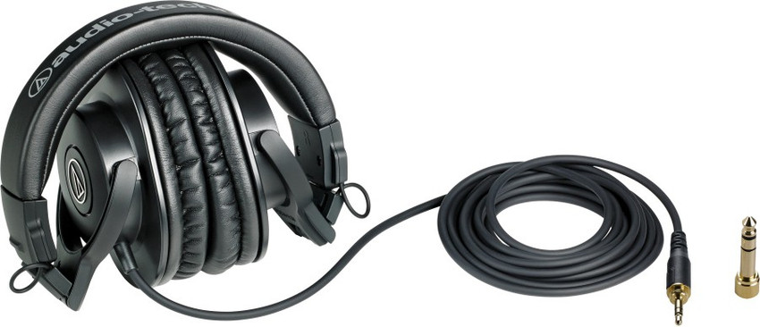 Audio Technica ATH M30x Professional Monitor Headphones Wired