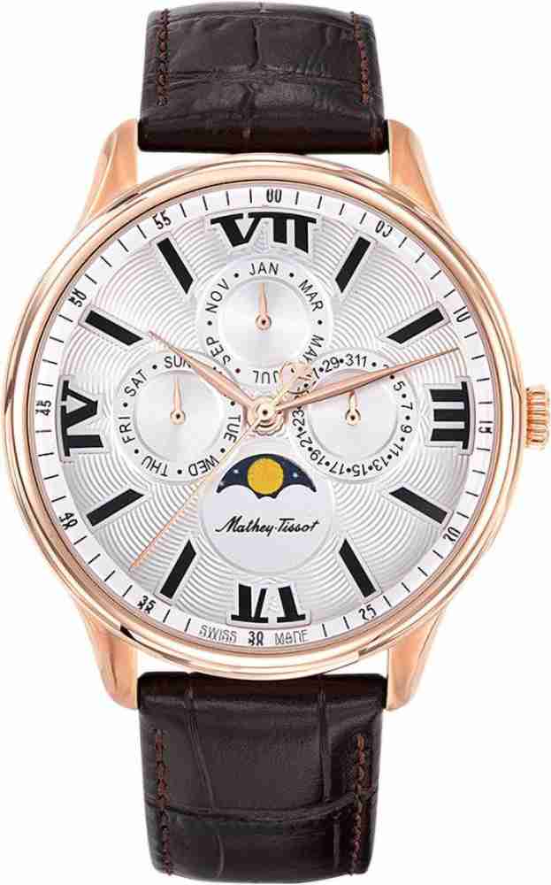 Mathey Tissot Edmond Moon Phase Analog Watch For Men Buy