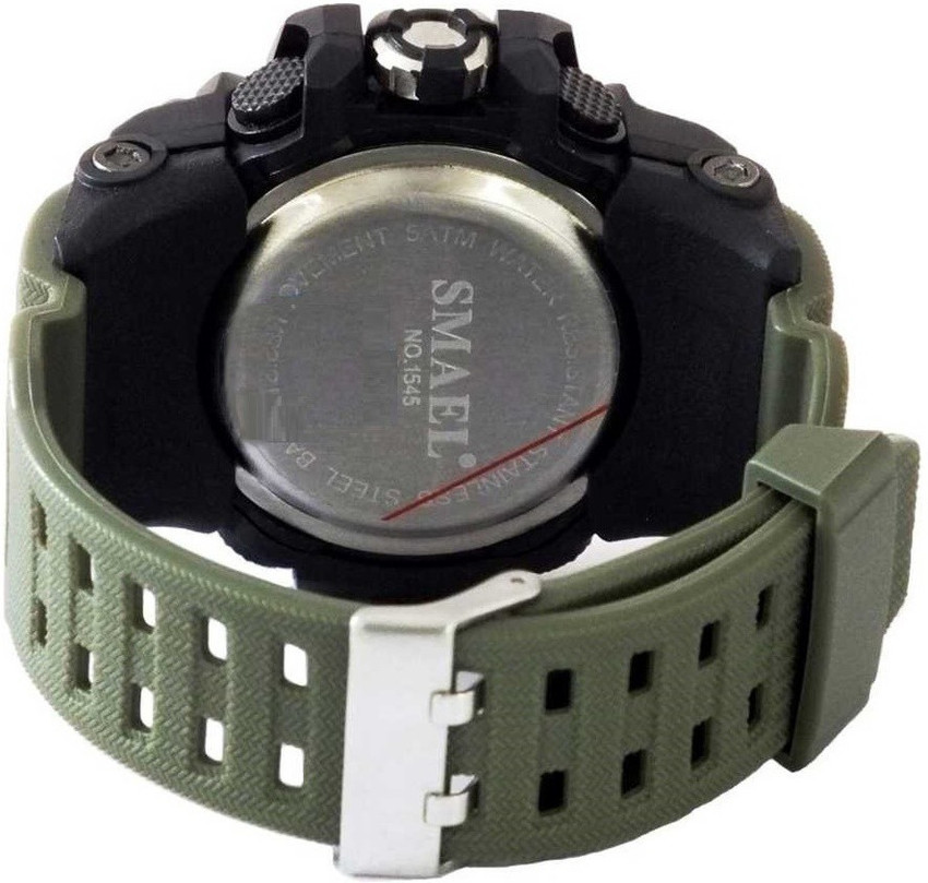 smael Analog Digital Watch For Men Buy smael Analog Digital Watch For Men 1545C Analog Digital Sports Auto Date Online at Best Prices in India Flipkart