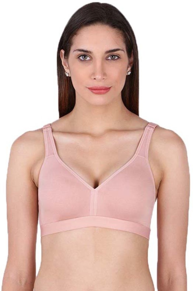 Buy Layeba Women Full Coverage Non-Padded Non-Wired Bra (32B) Multicolour  at