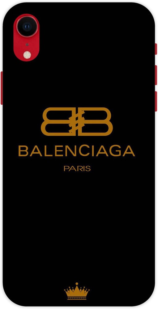 Balenciaga Black Leather Arena iPhone Case Balenciaga  TLC
