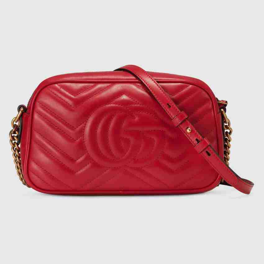 Red gucci hot sale messenger bag