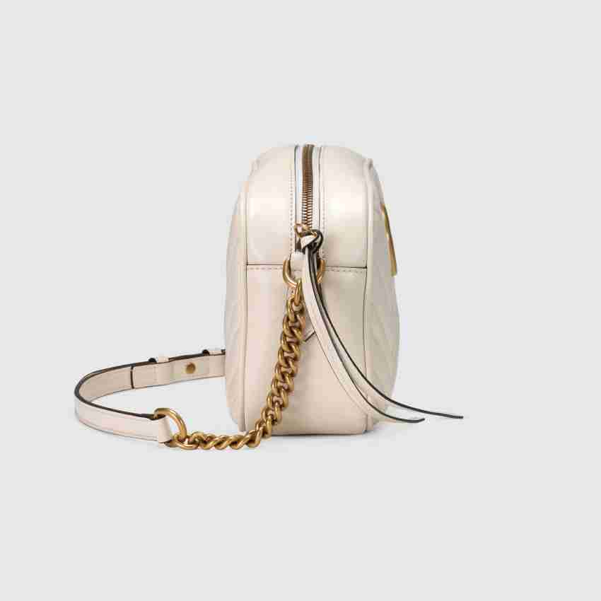 Gucci white sling online bag