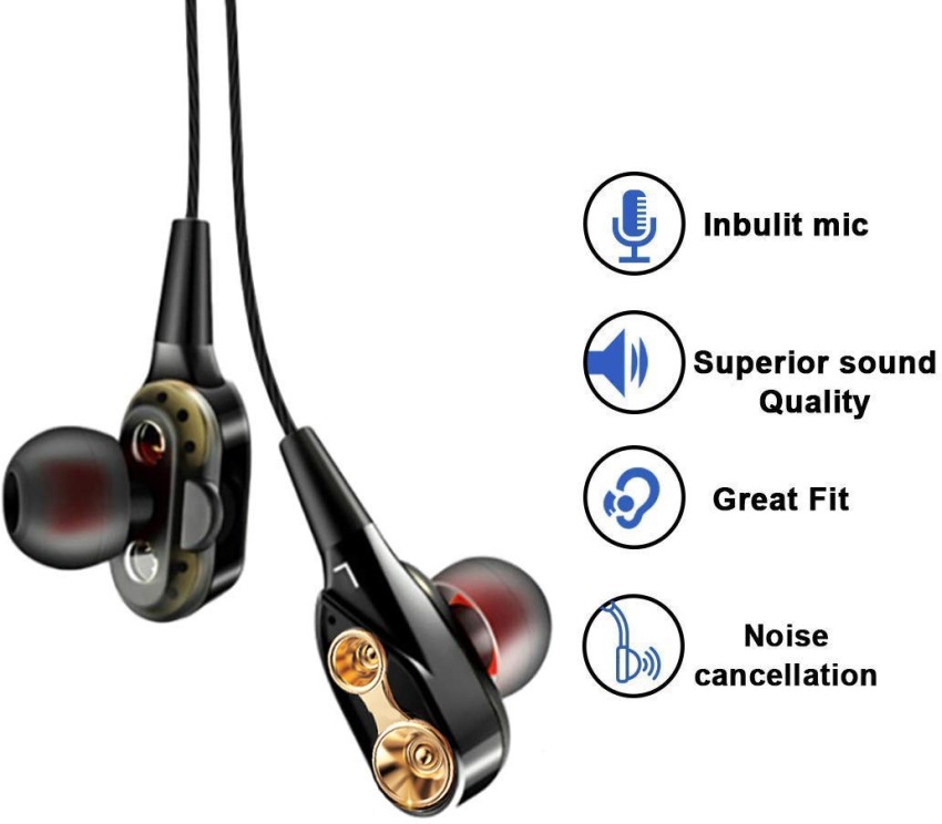 Dual driver earphones discount flipkart