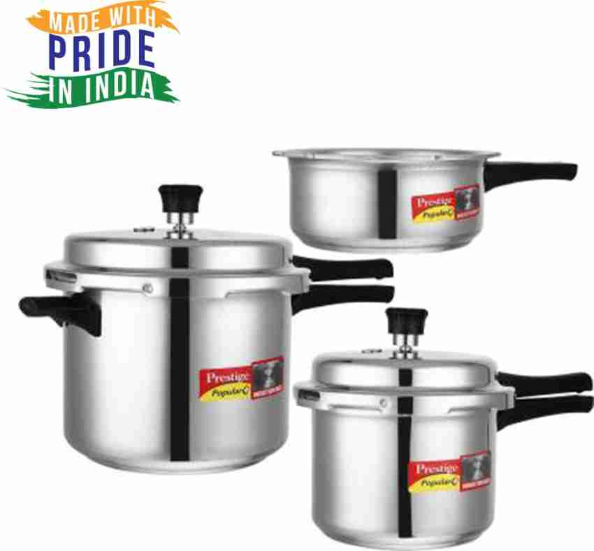 Prestige Popular Plus 2 L 3 L 5 L Induction Bottom Pressure