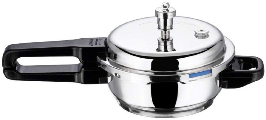 VINOD 18 8 Stainless Steel Pressure Pan with Lid Junior Induction Friendly 3 L Outer Lid Induction Bottom Pressure Cooker Price in India Buy VINOD 18 8 Stainless Steel Pressure Pan with Lid Junior Ind...