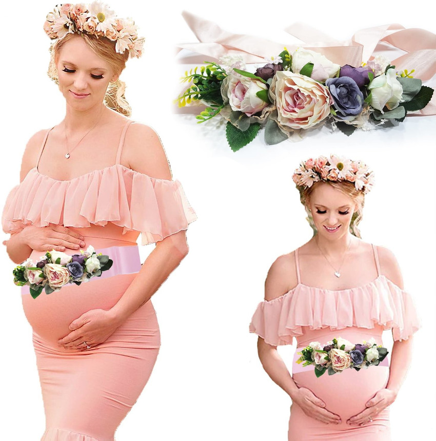 Baby shower cheap flower belt