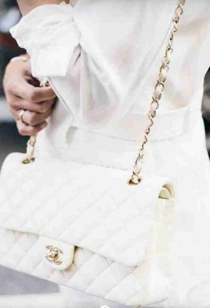 White chanel jumbo on sale