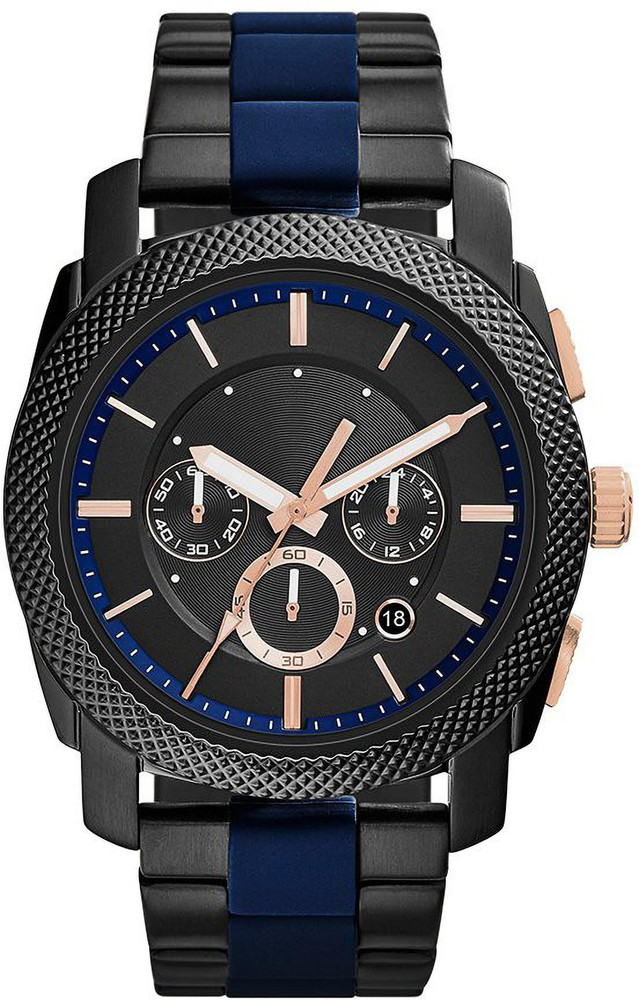 LAXIMO FS 5164 FS5164 BLACK AND BLUE BALT Analog Watch For Men Buy LAXIMO FS 5164 FS5164 BLACK AND BLUE BALT Analog Watch For Men Formal New Arrival Fossil
