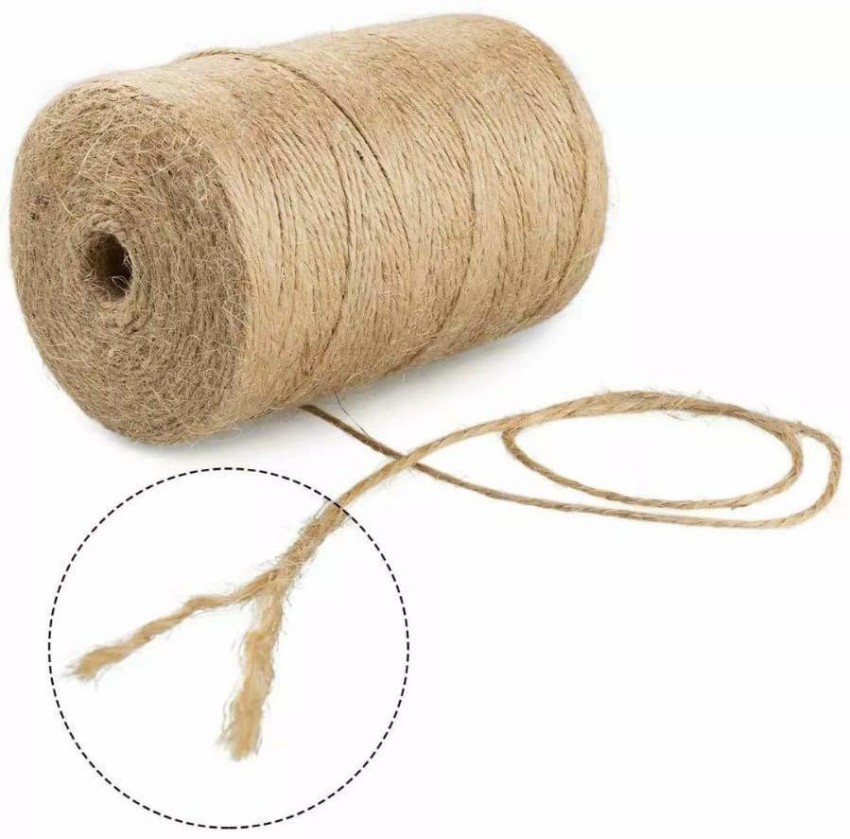 Anemone Jute Twine String 250 mtr 2 Ply Strong Thick Jute Rope