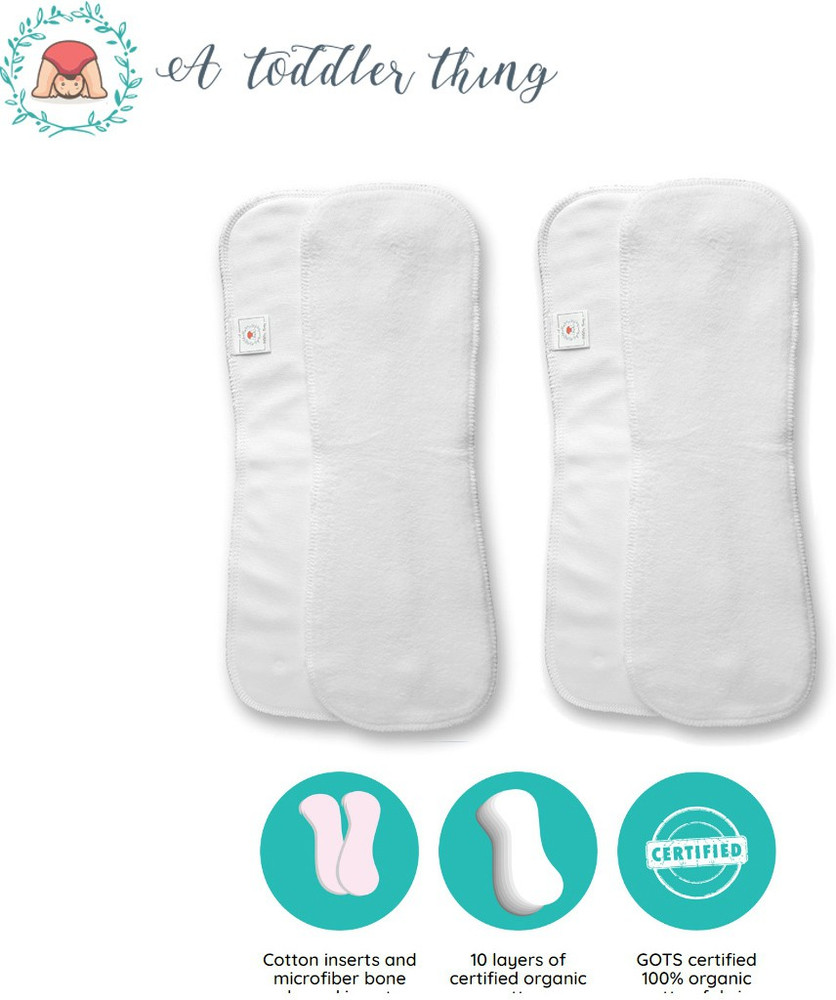 A Toddler Thing Cloth Diaper Inserts for Bumkin 0 6Months