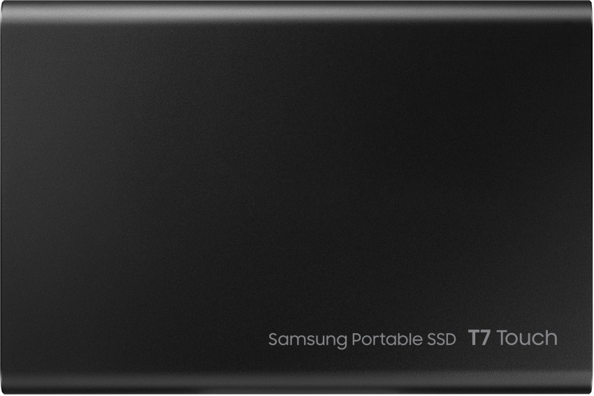 Samsung T7 Touch Portable SSD – 1TB – USB 3.2 Gen.2 External SSD Metallic  Black (MU-PC1T0K/WW) : : Electronics