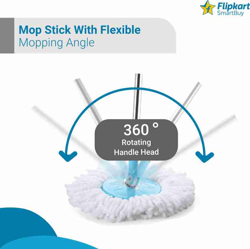 Flipkart SmartBuy Bucket Spin Mop Floor Cleaning and Mopping