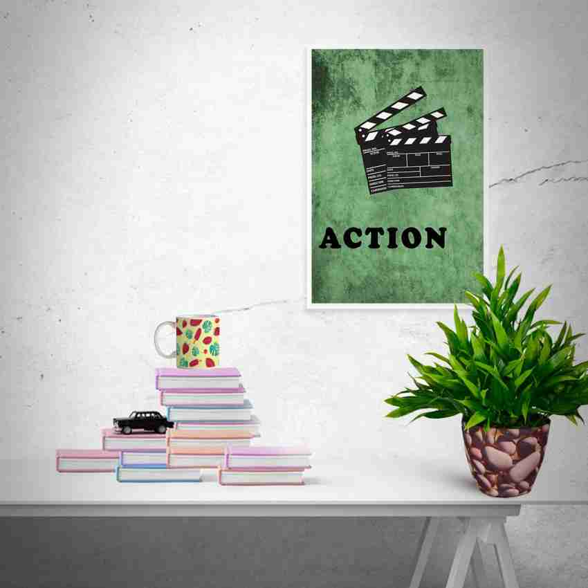  Large Movie Art Canvas Paintings Movie Clapper Board