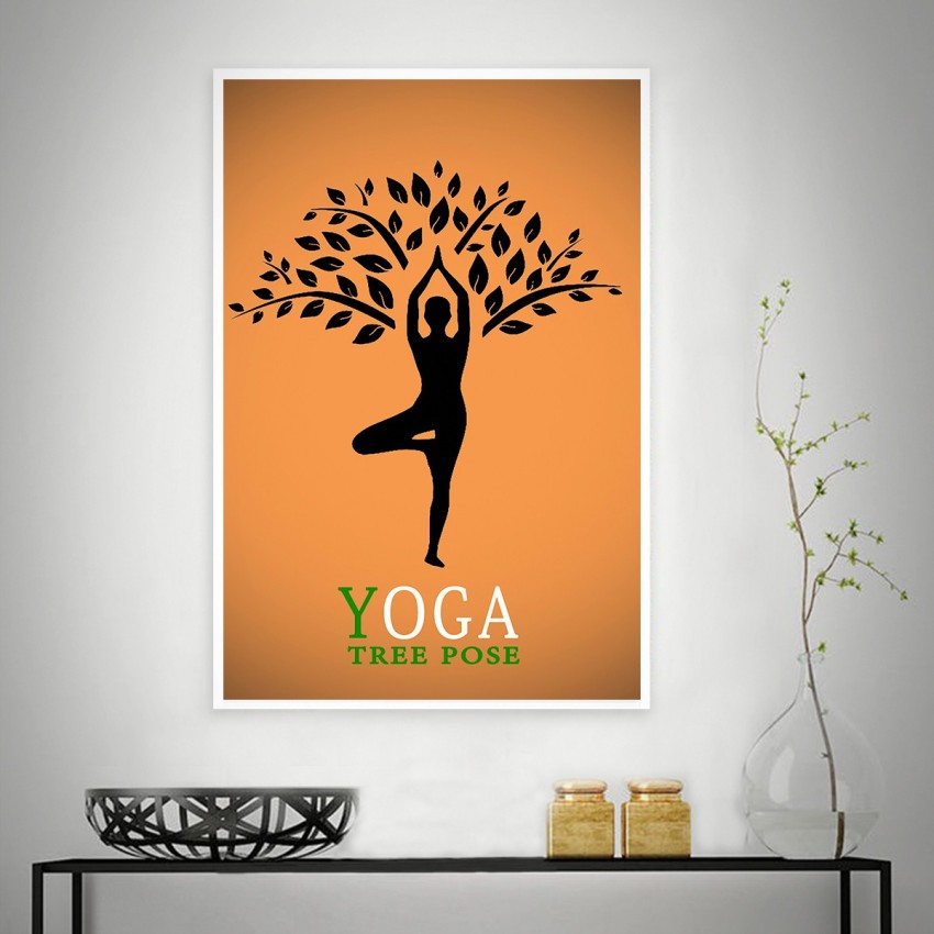 Yoga Tree Pose Inspirational Quotes Design Awesome Motivational