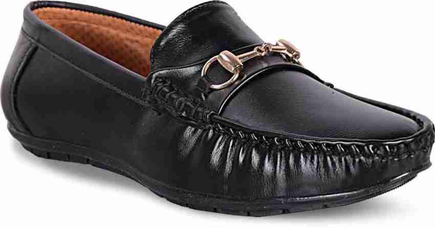 DABMORE Loafer Shoes For Mens And Boys Black Loafers For Men